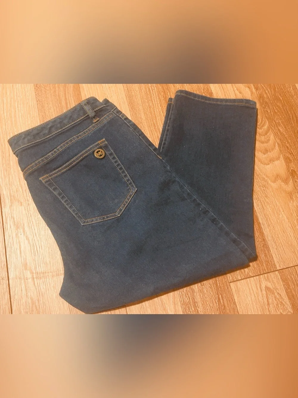 Michael Kors Navy Straight Leg Women's Jeans